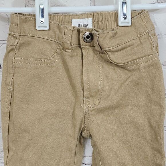 Hudson Jeans Kids Tan Khaki Skinny Jegging Casual Pant Toddler Girl 3T Stretch - Picture 2 of 8